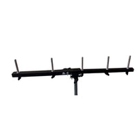 Multi-Post Percussion Bar with Mounting Posts Matte Black Accessory Mounting Bar Adjustable Percussion Mount Wear-Resistant for Stage, Recording Studio