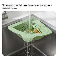 Sink Drain Basket Easy-Dump Mechanism Food Waste Catcher Prevents Clogs Culinary Waste Strainer