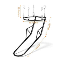 Basketball Rebounder Attachment Curved Basketball Return Attachment Jam-Unobstructed Long-Lasting for Driveway, Backyard