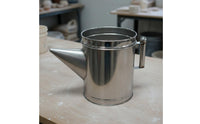 Stainless Steel Slip Bucket Rustproof Ceramics Supply Heavy Duty Strainer Basket for Ceramic Artists