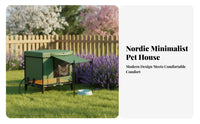 Heated Outdoor Shelter Waterresistant Heated Outdoor Feline Shelter Foldable Large Awning for Patio, Yard