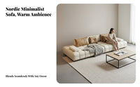 sectional Sectional Sofa Genuine Leather Living Room Furniture Configurable Design Couch for Homeowners, Apartment Dwellers, Large House, Lounge Area