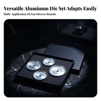 4 Pieces Watch Back Press Dies Controlled Pressing Aluminum Press Dies Easy to Use
