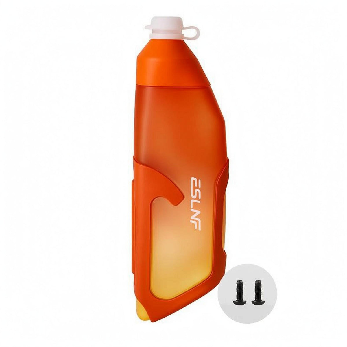 Food-Grade Silicone Cycle Water Bottle Set Carbon-Fiber Composite Bike Water Bottle Set 680 Ml Cycling Hydration Kit