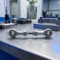 Adjustable Linkage Rod Threaded Linkage Rod with Lock Nuts Pushrod Push-Pull Hardware Metal for Mechanics, Custom Machinery