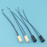 Under Cabinet Lighting Ceramic Base for Pin Base Bulbs, High Temperature Resistant Cabinet Lighting, 15cm Wire Length for DIY Projects, 12V