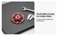 Rear Derailleur Pulley Fluid Change Ing Ceramic Bearing Guide Wheel Cycle Guide Wheel CNC Machined Cycle Guide Wheel
