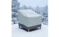 Anti Single Sofa Cover 420D Oxford Material Garden Chair Cover Windproof Patio Chair Protector Snowproof for Courtyard