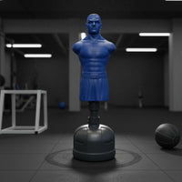 Fillable Base Silicone Man Sandbag Long-Lasting Freestanding Punching Training Partner Heavy-Duty Human Torso Striking Target Quick Rebound for Combat Artists, Fitness Enthusiasts, Beginners, Home Gym, Dojo, Garage, Office