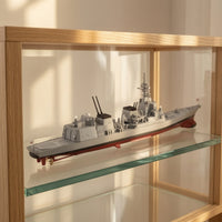 Frigate Model Scale Warship Model Collectible for Desk, History Enthusiasts