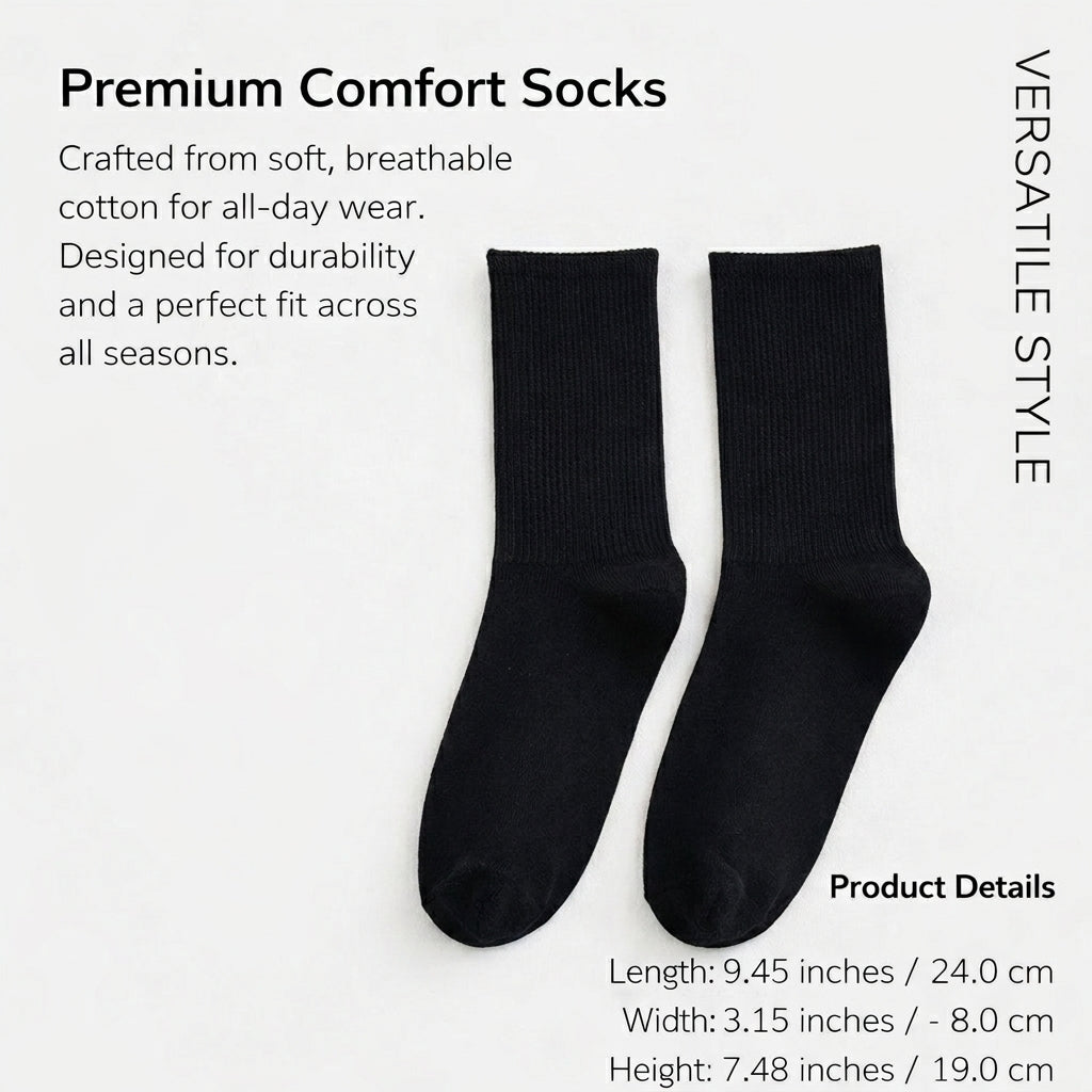 Slouch Socks Women Crew for Sports Dancing, Unisex Tube Color, Odor Resistant Colorful for