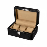Watch Collection Display Case Wooden Frame Carbon Fiber Watch Case Individual Organizer Perfect Gift Dirt-Resistant-Resistant