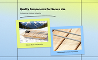 Wooden Ice Sled Sturdy Sled for Kids Outdoor Winter Play