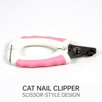 Nail Clippers for Dog Nails Clippers and Cat Nail Clippers, Stainless Steel Puppy Nail Clippers for Small Animals, Non Slip Handle, Sharp Blades