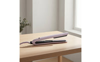 Frizz-Smoothing Steam Hair Straightener 2 in 1 Straightening Iron with Steam Swivel Cord Flat Iron with Comb Handheld for Home Styling, Travel