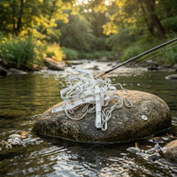 8 Pieces Fly Fishing Leader Band Easy to Use Fly Fishing Strap