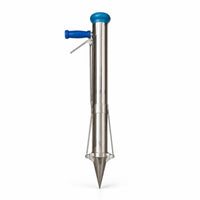 Stainless Steel Seedling Transplanter Spring-Loaded Seedling Planter with Lever Hand-Operated Manual Transplanter Long-Lasting for Nurseries
