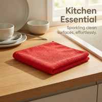 Microfiber Cleaning Cloths for Kitchen and Household, Super Absorbent Dish Drying Towel Set, Reusable for Professional Cleaners, Dishwashing
