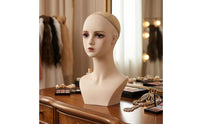 Mannequin Bust Form Smooth Female Mannequin Head Realistic