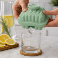 Diamond Shape Silicone Ice Cube Tray for Whiskey and Cold Drinks, Easy Release
