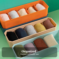 3 Pieces 3-Piece Underwear Organizer Set Space-Saving multi-compartment Storage Tray