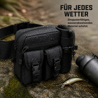 Outdoor Multifunctional Waist Pack with Water Bottle Holder for Cycling Hiking Fishing Climbing