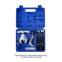 Multi-Size Eccentric Cone Flaring Tool Kit Portable Carrying Case Copper Pipe Flaring Tool Set Heavy Duty for Plumbers, DIY Enthusiasts, Air Conditioner Installation, Automotive Repair
