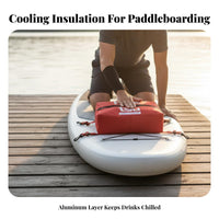 Stand-up Paddleboard Deck Chiller Bag Portable Paddle Board Chiller Bag Waterproof Outdoor Gear for Paddleboarders, Paddlers, Paddleboarding, Surfing