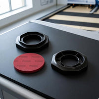 Slimline Octagonal Sanding Pad Textured Grip Sanding Pad Base Molded Plastic Shop Part Glossy Finish