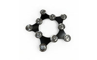 Star Tambourine Lightweight Jingle Disc Tambourine Disc Easy to Use Percussion Accessory Ergonomic for Percussionists