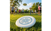 Molded Plastic 175 Gram Flying Disc Ridged Rim Ultimate Disc Printed Graphic Outdoor Toy Long-Lasting