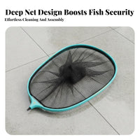 Pool Foliage Skimmer Net Sturdy Duty Pool Foliage Skimmer Head Aluminum Alloy Collect Net Head Long-Lasting Lightweight