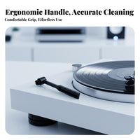 Carbon Fiber Stylus Cleaning Brush Improves Sound Quality for Vinyl Enthusiasts