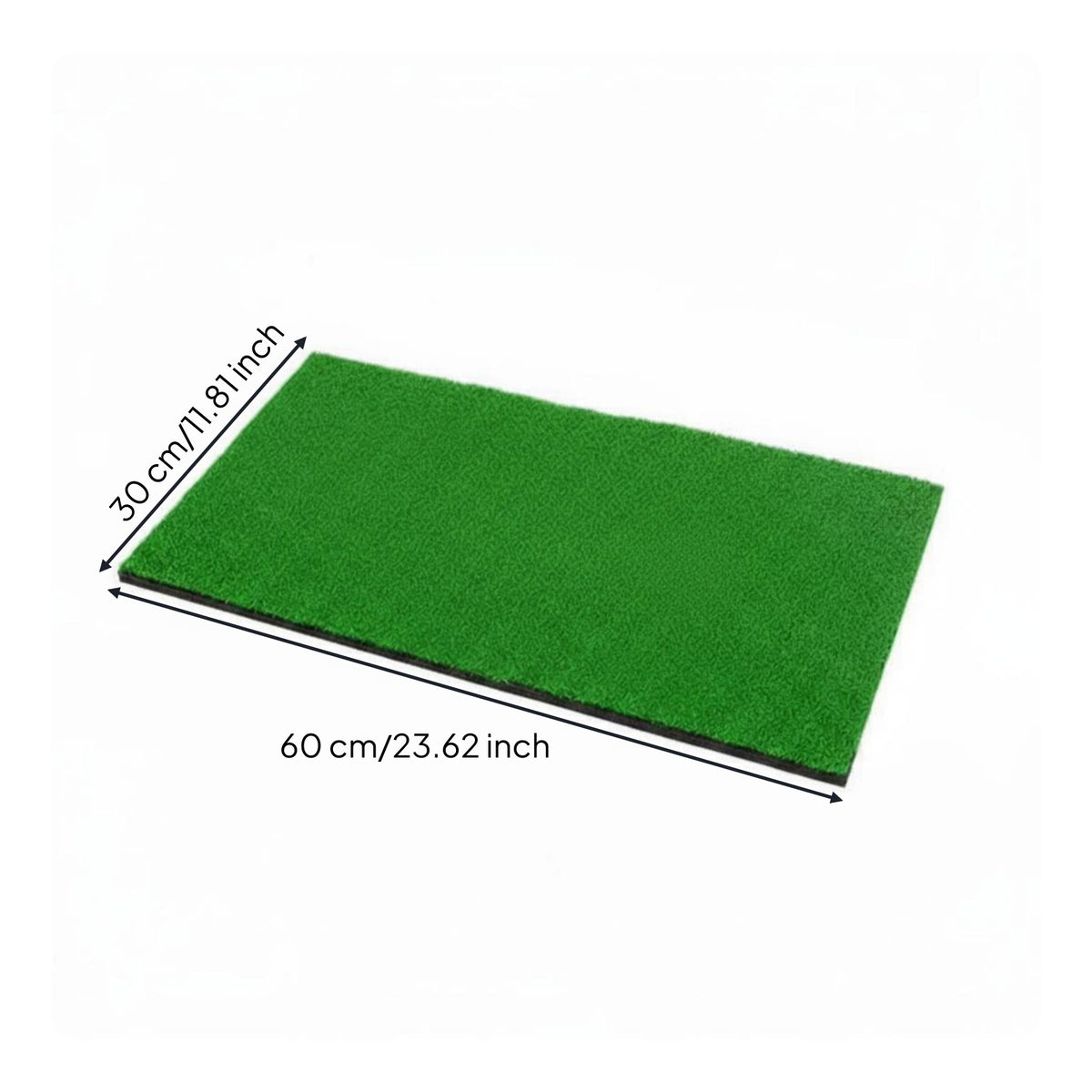 EVA Base Portable Golf Training Mat Realistic Turf Golf Hitting Mat Long-Lasting Sports Gear Easy to Stow for Beginners, Indoor