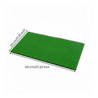 EVA Base Portable Golf Training Mat Realistic Turf Golf Hitting Mat Long-Lasting Sports Gear Easy to Stow for Beginners, Indoor