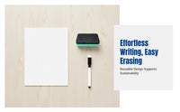 Small Dry Erase Writing Board, Reusable Memo Pad, Easy to Clean, Multi-Size, For Desk, Fridge, Office, Home