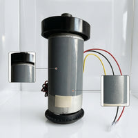 Treadmill Electric Drive Motor Replacement Treadmill Motor with Mounting Flange Wired for Repair Technicians, Home Mechanics