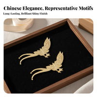 Alloy Mythical Avian Crown Finding Ancient Design Traditional Chinese Hair Accessory Part DIY Hair Crown Accessory Intricate
