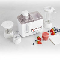 800W Power Multifunctional Juice Extractor Fine Grinding 4 in 1 Food Processor Pulse Control for Parents, Home