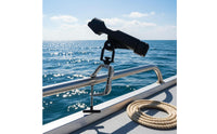 Adjustable Angle Rotating Clamp Rod Holder Anti-Corrosion Kayak Fishing Rod Holder Stable Grip for Raft