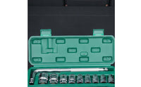 Polished Socket Wrench Set with Storage Case Premium Socket Wrench with Case Long-Lasting Sturdy for Mechanics