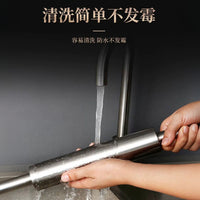 304 Stainless Steel Non-Stick Rolling Pin for Dumpling Wrappers and Noodles