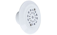 White Pool Inlet Grate Plastic Water Inlet Fitting Perforated Pool Drain Low-Profile