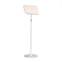 Floor Music Stand Height Adjustable Book Stand with Base Telescopic Floor Book Holder for Instrumentalists, Students, Home Study, Classroom, Office