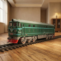 Realistic Motor Locomotive Toy Detailed Electric Model Locomotive Easy Train Set Low Maintenance for Collectors, Tabletop Layouts