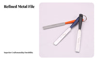Long-Lasting Guitar Fret File Set Comfortable Grip Fret Crowning File Portable for Guitarists, DIY Enthusiasts, Workshop, Music Studio, Home