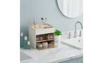 Space-Saving Cosmetic Organizer Minimalist Makeup Organizer Versatile Storage Box Practical for Dresser