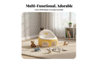 Anti-Tip Safety Inflatable infant Sofa Ergonomic Support Sit-Training Chair Skingentle Infant Floor Seat BPAsafe for Babies 4 months+, New Parents, Toddlers, Feeding Time, play session, Playroom, Living Room
