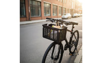 Folding Bike Basket Removable Front Bike Basket Heavy Duty for Shopping
