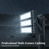 Die-Cast Aluminum Body LED Module Floodlight Energy Saving High Power Stadium Light Good Heat Dissipation for Tunnel, Plaza, Building Facade